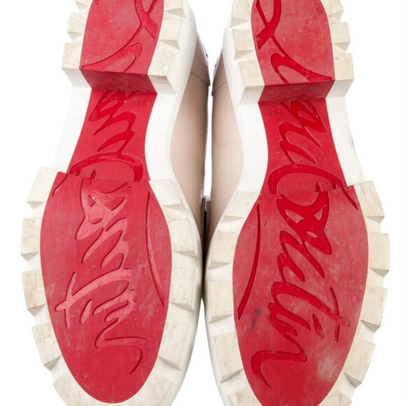 Cl Moc Lug pink nude patent leather loafers. - Picture 7 of 7